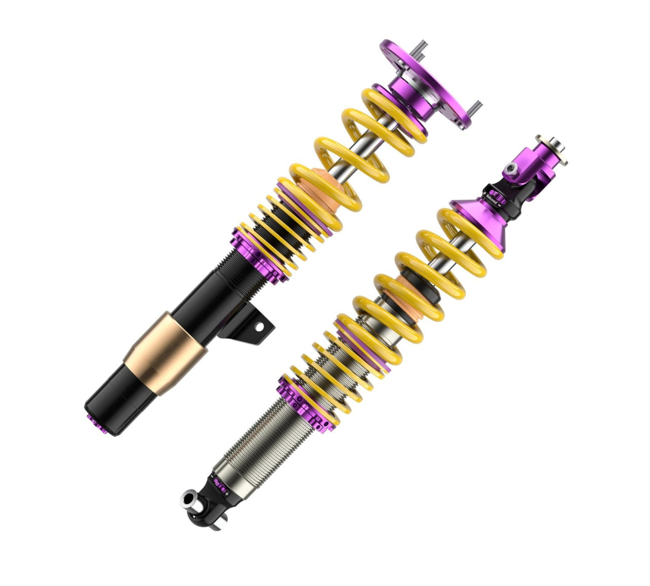 Suspensión roscada regulable KW V3 Racing con ajuste de compresión y rebote