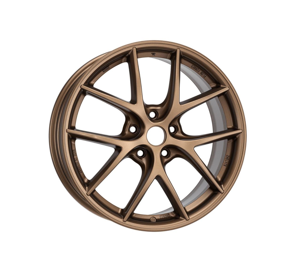 Llanta BBS CI‑R Unlimited – Satin Bronze vista frontal