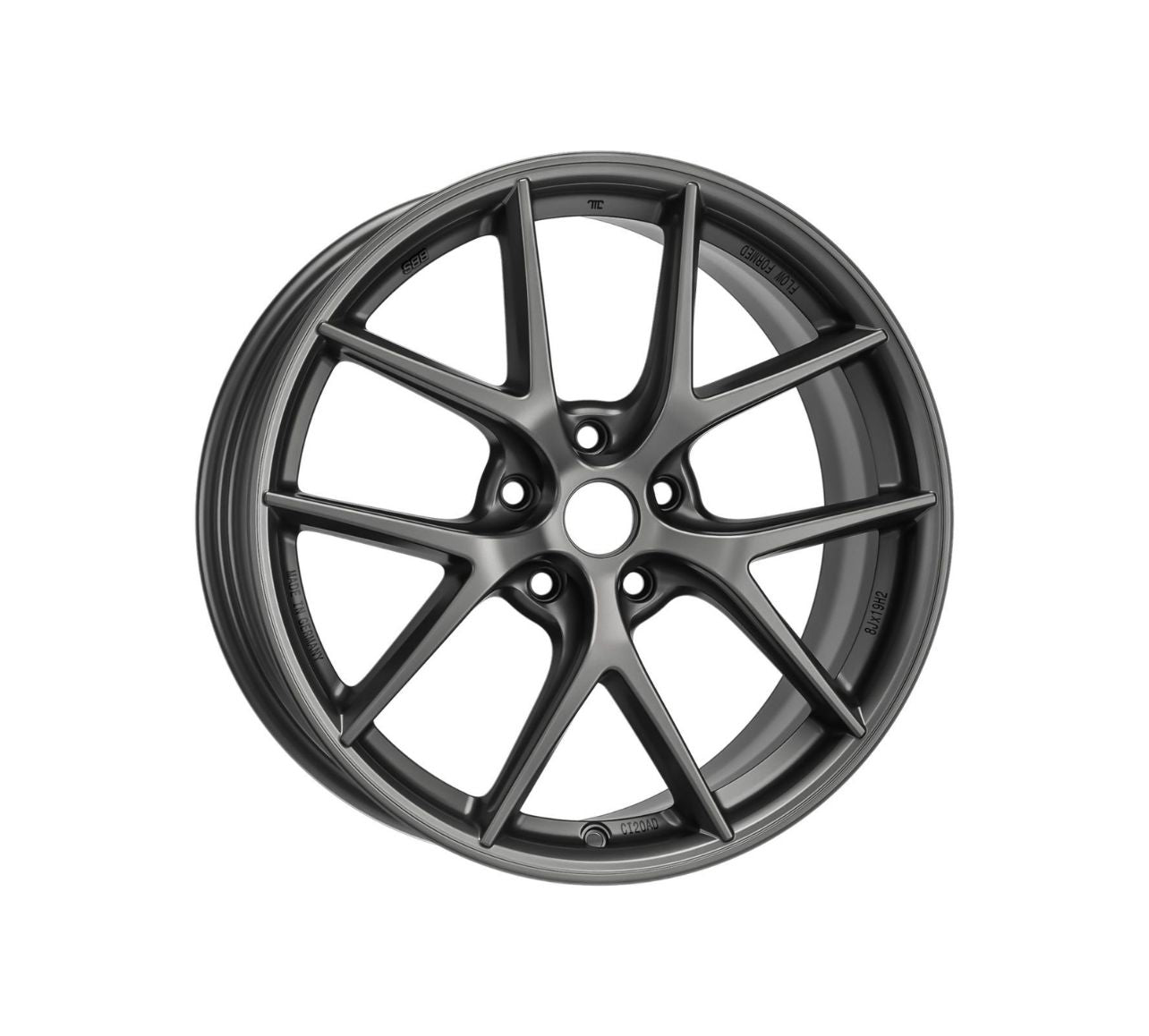 Llanta BBS CI‑R Unlimited – Satin Platinum vista frontal