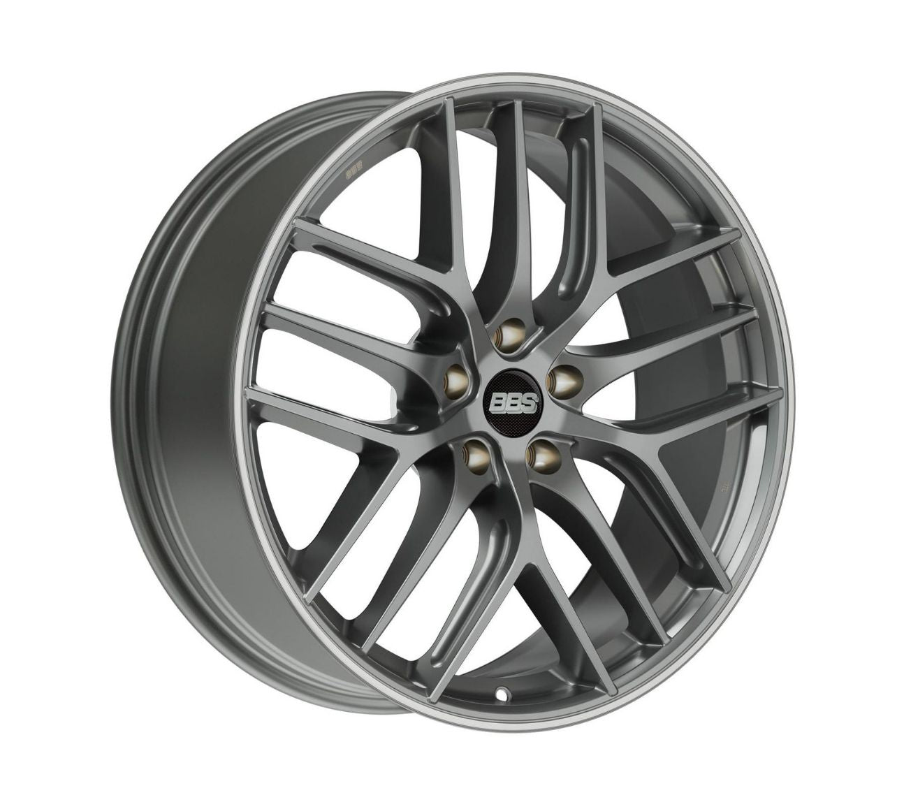 Llantas BBS CC-R platinium silver vista diagonal