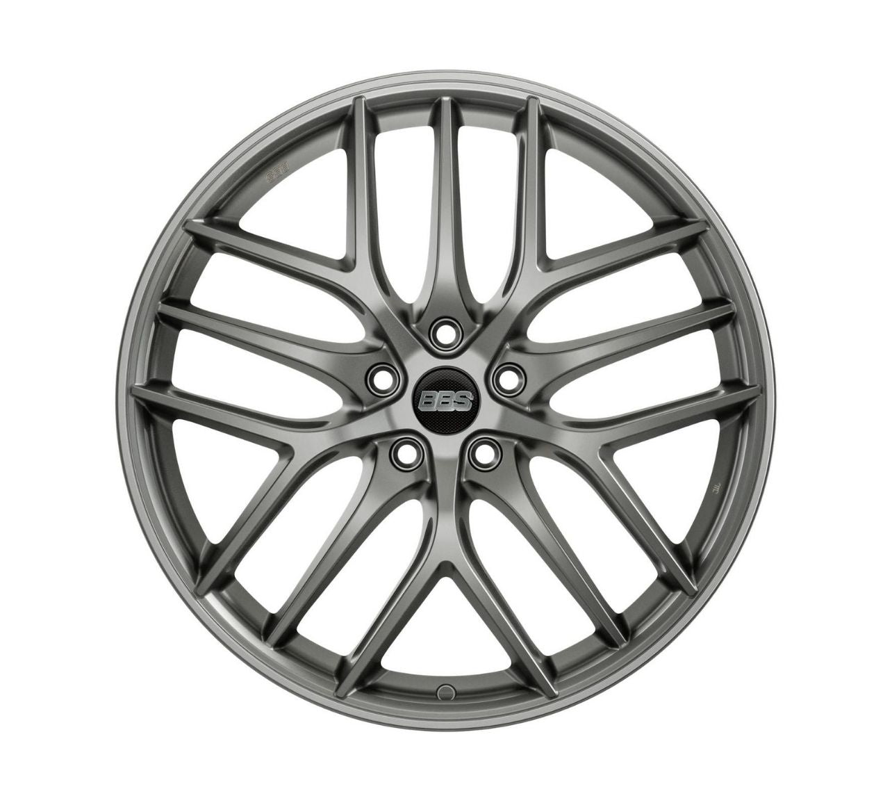 Llantas BBS CC-R platinium silver vista frontal