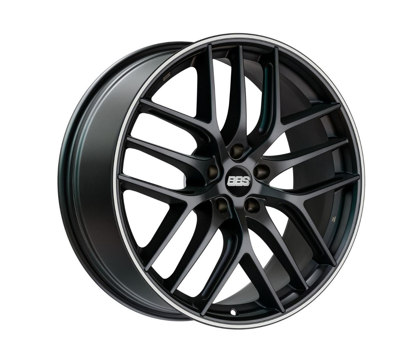 Llantas BBS CC-R Satin black vista diagonal
