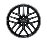 Llantas BBS CC-R Satin black vista frontal