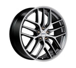 Llantas BBS CC-R Shatin graphite diamont vista diagonal