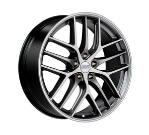 Llantas BBS CC-R Shatin graphite diamont vista diagonal