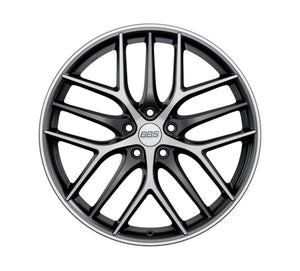 Llantas BBS CC-R Shatin graphite diamont vista frontal