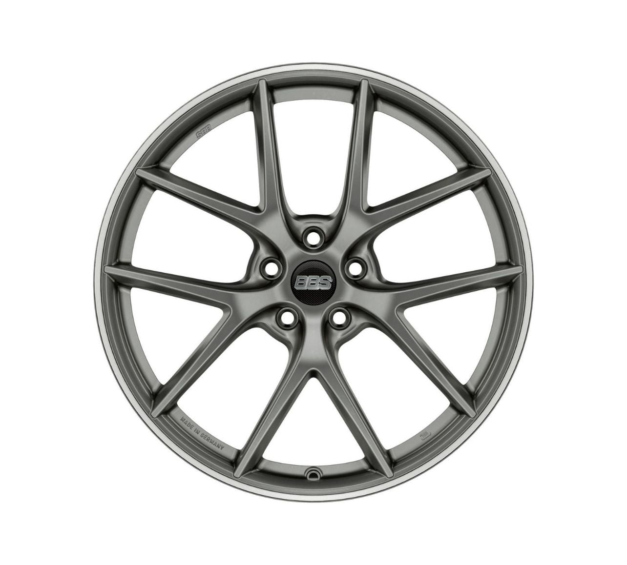 Llantas BBS CI-R Platinium silver vista frontal