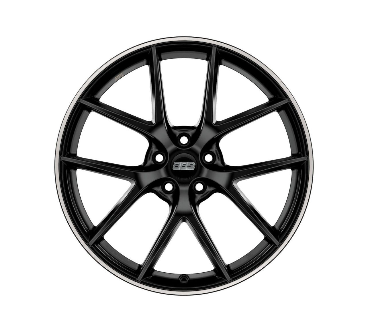 Llantas BBS CI-R Satin black vista frontal