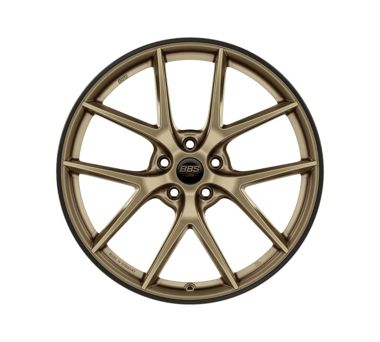 Llantas BBS CI-R Satin bronze vista frontal