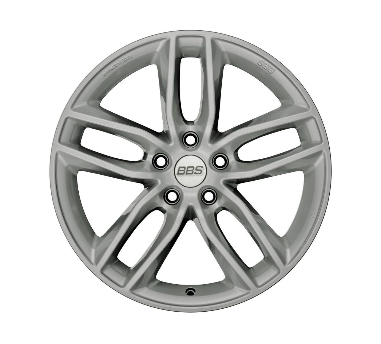 BBS SX en Brilliant Silver. Frontal