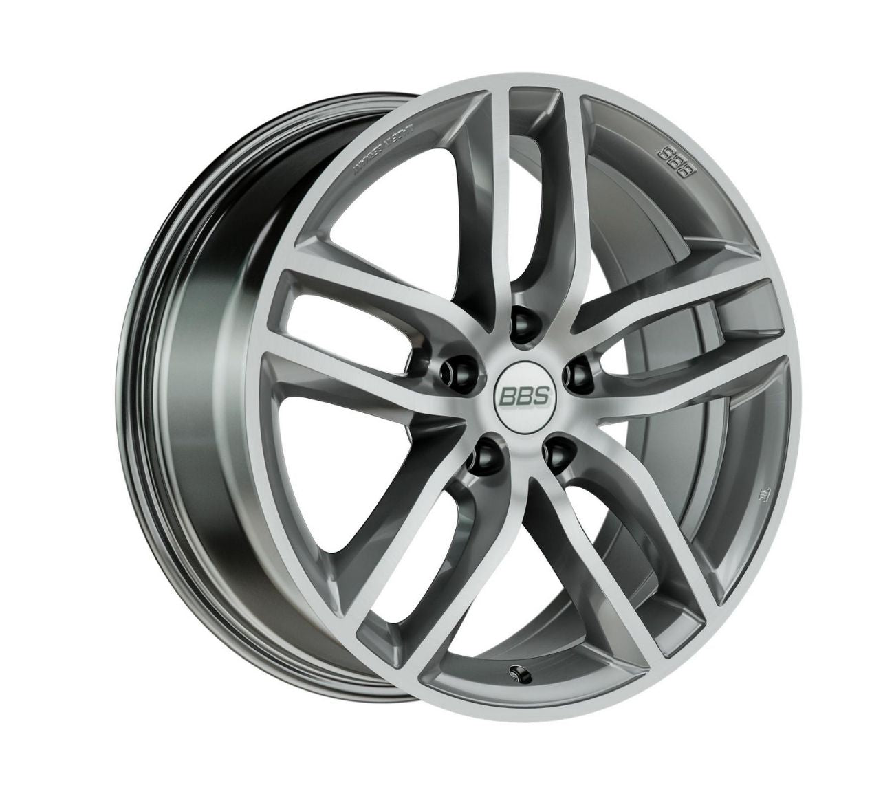 BBS SX en Platinium Silver Diamont Cut.Diagonal