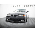 Difusor trasero Maxton Design BMW E36 negro brillante – vista frontal