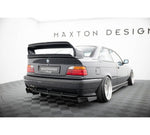 Spoiler cap superior Maxton BMW E36 negro brillante – vista posterior