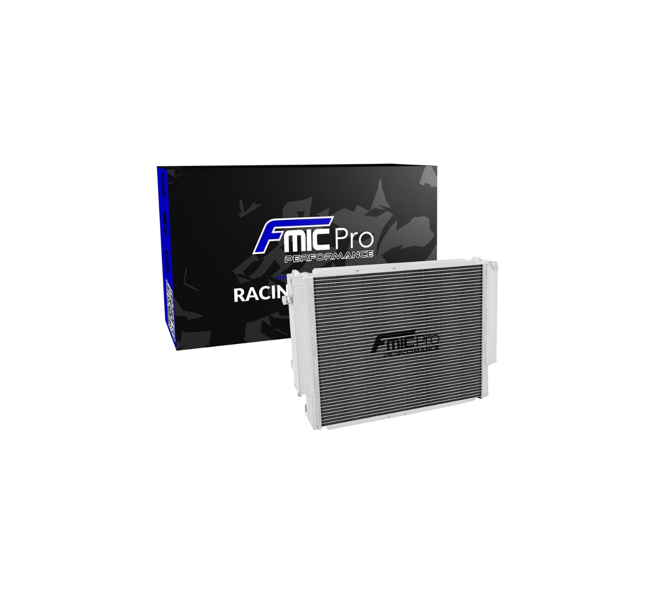 Radiador FMIC.Pro instalado en BMW E30/E36, núcleo alto rendimiento