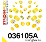 Kit silentblocks completo Strongflex Sport BMW E36 1990-1999 25 piezas