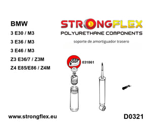 Soporte de Amortiguador Trasero Strongflex para BMW E36