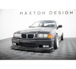Splitter delantero Maxton Design BMW E36 V1 negro brillante – vista frontal