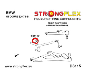Casquillo de barra estabilizadora delantera/trasera para BMW E36 (1990–1999)
