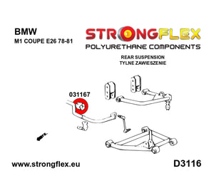 Casquillo de barra estabilizadora delantera/trasera para BMW E36 (1990–1999)