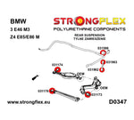 Brazo de control trasero interior superior Strongflex BMW E36 - instalacion