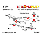 Brazo de control trasero inferior interior Strongflex BMW E36 - contenido