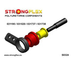 Excéntrico del casquillo del brazo inferior delantero (brazo oscilante E46) SPORT Strongflex BMW E36 - lateral