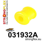 Brazo de cambio - casquillo delantero (ovalado) 19 mm SPORT Strongflex BMW E36 - frontal