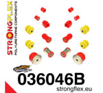 Kit de bujes de suspensión trasera Strongflex BMW E36 - frontal
