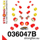 Kit de bujes de suspensión delantera y trasera Strongflex BMW E36 - frontal