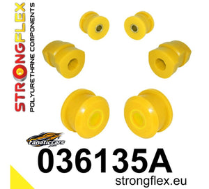 Kit de casquillos de suspensión delantera SPORT Strongflex BMW E36 - frontal