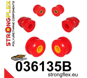 Kit de bujes de suspensión delantera Strongflex BMW E36 - frontal