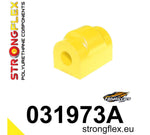 Casquillo de barra estabilizadora trasera SPORT Strongflex BMW G42 RWD - vista frontal
