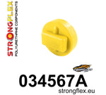 Adaptador punto de gato poliuretano Strongflex BMW G42 RWD - vista frontal