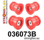 Kit de bujes del bastidor auxiliar trasero Strongflex BMW G42 RWD - vista frontal