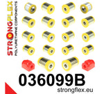 Kit de bujes de suspensión trasera Strongflex BMW G42 RWD - vista frontal