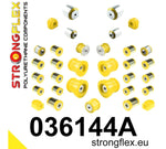Kit de casquillos de poliuretano para suspensión integral SPORT Strongflex BMW G42 RWD - vista frontal