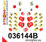 Kit de bujes de poliuretano para suspensión completa Strongflex BMW G42 RWD - vista frontal