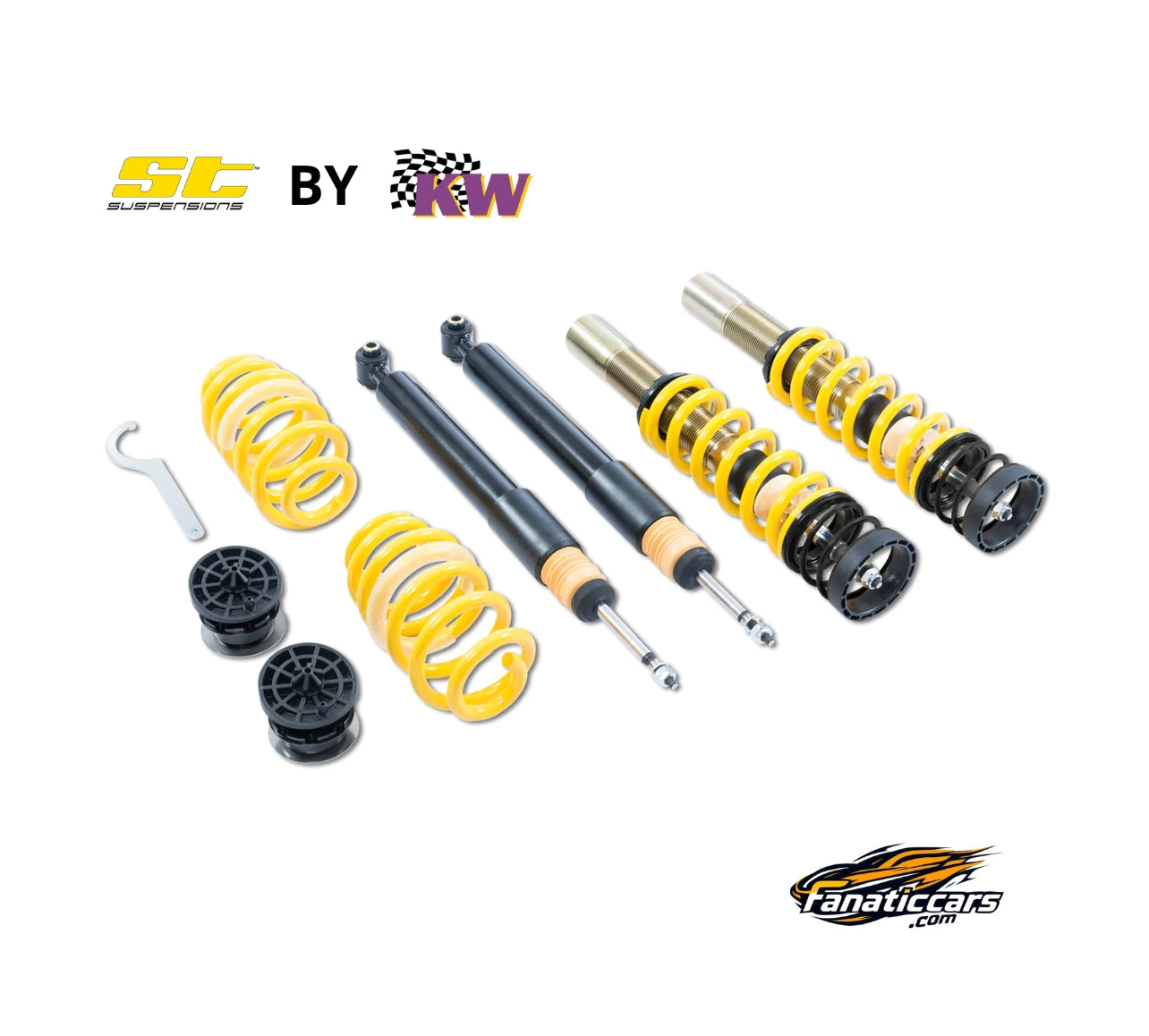 Suspensión coilover ST X 13220052 BMW E46 M3, altura y color de muelle a elegir