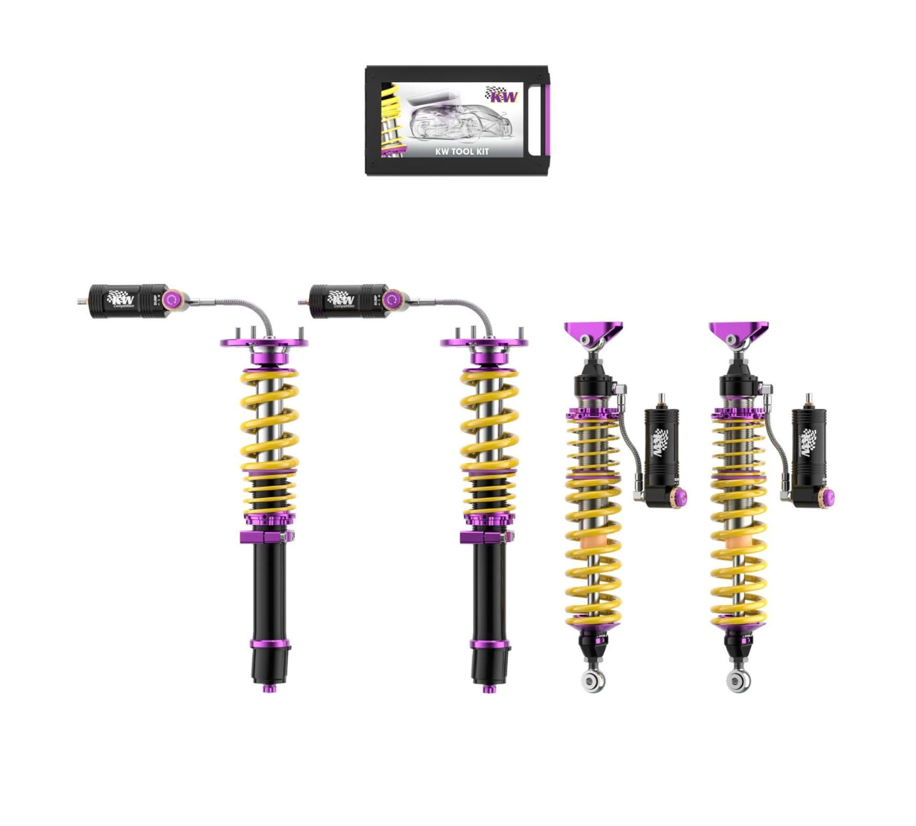 KW V4 Racing para BMW M3 E46 – kit completo coilover de competición