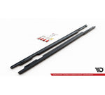 Laterales Maxton BMW E90 Standard – acabado negro brillo